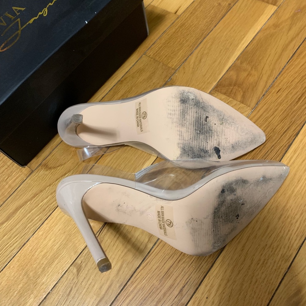 Fashion nova clear sling back pumps - Picture 4 of 4